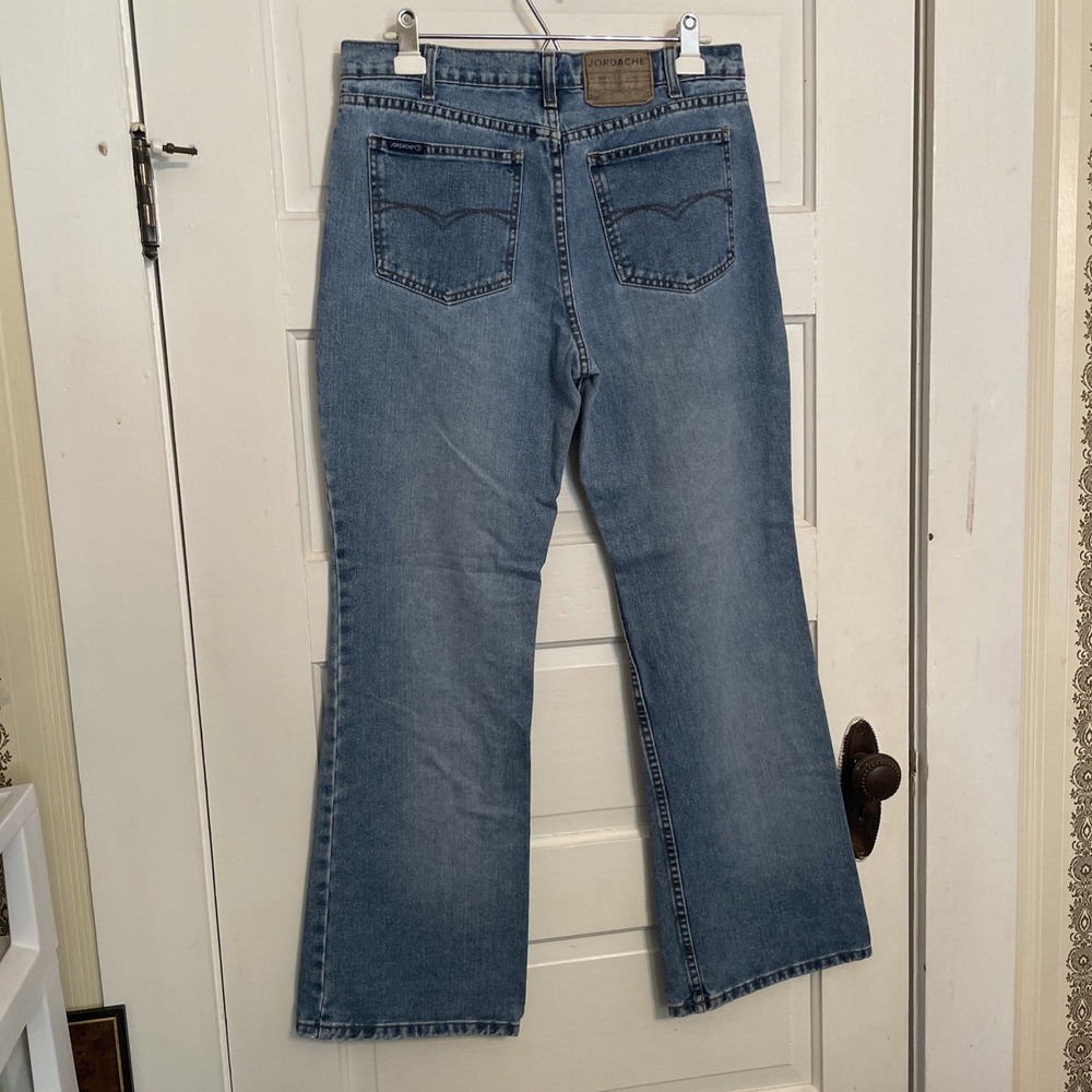 Jordache Straight Leg Medium Wash Denim Jeans 13/14 Broken In Soft - Picture 2 of 4